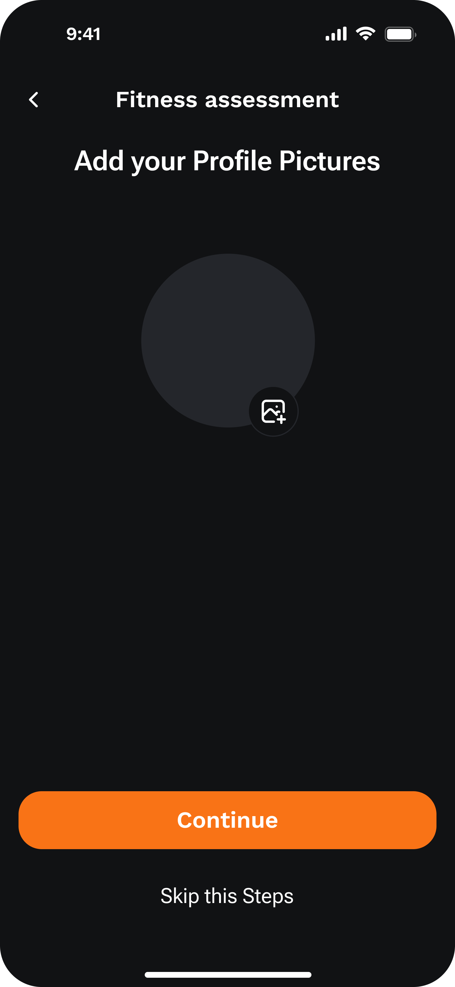 Profile Pictures Add Empty